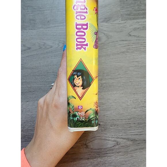 The Jungle Book Vintage Rare Black Diamond Classic Walt Disney VHS Spring Lead - Picture 4 of 16